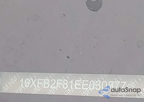 2014 Honda Civic Ex z USA, uszkodzony, nr VIN 19XFB2F81EE030877